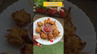 Onion Pakora in Air Fryer  shorts pakora airfryer [upl. by Hoseia499]