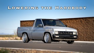 Lowering The Nissan D21 Hardbody [upl. by Ocisnarf]