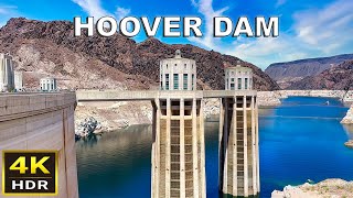 4K HDR Hoover Dam Narrated Walking Tour  2023 [upl. by Nylarad]