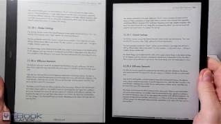 PDF eReader Comparison Sony DPTRP1 Kobo Aura One Kindle [upl. by Odey387]