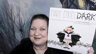 Goth Shopaholic Mary Engeldark Wall Calendar 2022 Unboxing [upl. by Dumond]