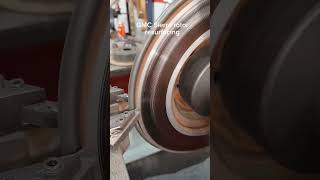 GMC Sierra front rotor resurfacing usa mechanic tips machanical automobile mechancial car [upl. by Ehrman889]