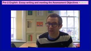 PreU English Guide to Essay Writing and the Assessment Objectives [upl. by Lea]