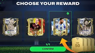 Finally I Packed Ronaldo amp Messi From Top 50 Player Pick [upl. by Adnulahs]