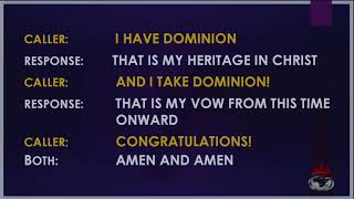 Declaring 2019 Covenant Exchange Dominion greetings [upl. by Lezlie]