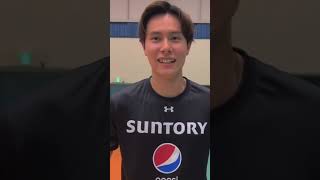 Ran Takahashi 🤝 Suntory Sunbirds rantakahashi mensvolleyball japanvolleyball japan [upl. by Acenom]