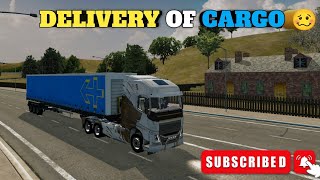 DELIVERY OF CARGO 🥴  Truck Simulator Pro Europe  Gameplay [upl. by Gnav]