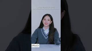 eng jisoo and haein cute interaction at interview Disney Korea [upl. by Trainor]