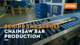 STIHL Chainsaw Bar Production  Behind the Scenes​ [upl. by Akinet129]