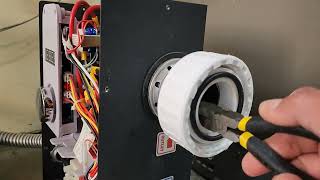 how to replace a flow sensor on a raypak ET3 pool amp spa heater [upl. by Allerus644]