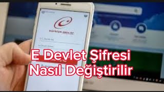 E Devlet Şifresi Nasıl Değiştirilir  E Devlet Şifresi Yenileme [upl. by Allerim]