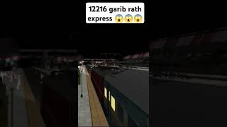 12216 BDTS TO DELHI SARAI ROHILLA GARIB RATH EXPRESS😱😱 FULL SPEED SKIP STATION shortsfeedtrending [upl. by Melloney865]