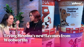 Trying Messinas new flavours from Woolworths  Yahoo Australia [upl. by Enavi702]