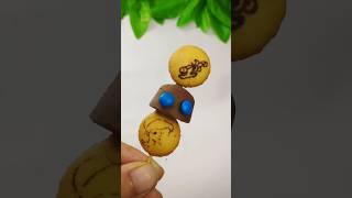 Chocolate fill biscuits with chocolate candy popsicle shortschocolateyoutubeshort [upl. by Edmund]