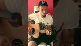 The Weeknd BLINDING LIGHTS on acoustic guitar [upl. by Andreas]