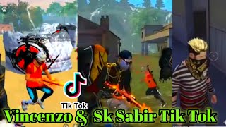 🔥 Vincenzo And Sk Sabir Boss Free Fire Tik Tok Video  Who Is The Best Brazil Vs India  Snack Video [upl. by Snapp]