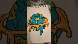 Planète🌍 feutredrawingplanète 🌍 [upl. by Farrison77]