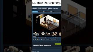 shorts LA CURA DEFINITIVA  Zombie Virus Vaccine  Project Zomboid Mod [upl. by Zahc]