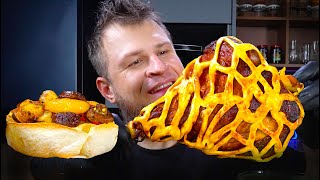 НОГА ЯГНЕНКА В ТЕСТЕ ХРУСТЯЩАЯ КОРЗИНКА С ОВОЩАМИ ASMR MUKBANG АСМР МУКБАНГ 먹방 大食い たべる 谢尔盖 [upl. by Leahicm]