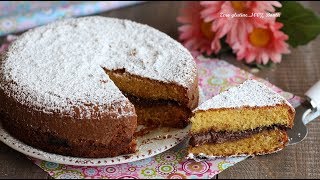 Torta versata ripiena di crema alle nocciole che non scende sul fondo Ricetta senza glutine [upl. by Adnarim]