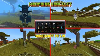 UPDATE LAGI ADDON YANG BISA BERUBAH JADI MOB APAPUN  Morphing Bracelet Mcpe 121 [upl. by Llennahc124]