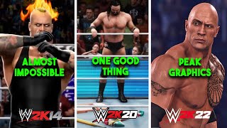 Best Thing About Every Single WWE 2K Game [upl. by Eellac]