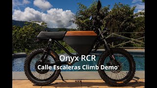 Onyx RCR Calle Escaleras Climbing Demo [upl. by Yrrum]