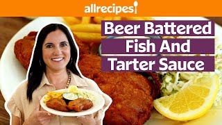 How to Make Beer Battered Fish  Get Cookin  Allrecipescom [upl. by Billat]