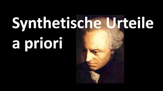 2b  2 Teil Erkenntnistheorie 2020  Immanuel Kant  Synthetische Urteile a priori [upl. by Trace]