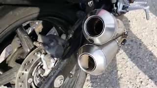 Suzuki SV 650 2016 2017 Exhaust IXIL RC2 Aniversary Special Edition OS833SS without dbkiller [upl. by Aleek]