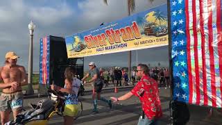 Silver Strand Half Marathon Start 2022  Coronado California [upl. by Einhpad]