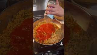 Low carb amp gluten free spaghettiground turkey zuchinni noodles [upl. by Ojimmas537]