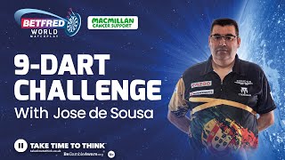 Jose de Sousa  9Dart Challenge for Macmillan Cancer Support [upl. by Eseela]