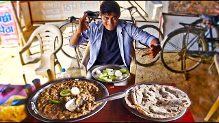 Street Cheapest Dhaba Food  Butter Malai Sev Bhaji Thali  70 Rupees Full Plait With Chapati [upl. by Oloapnaig]