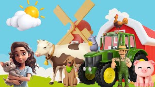 Farmer in the dell Nursery rhyme  Kids Song [upl. by Eneles]