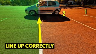 How to Use the 3 Line Method CORRECTLY when Reverse Parking on the Left [upl. by Selig]