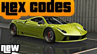 GTA V 40 Crew Colours with Hex Codes and Tutorial UPDATED [upl. by Yrneh675]