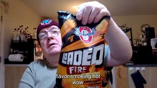 SEABROOK LOADED FIRE EATERS SMOKEHOUSE CAYENNE FLAVOUR REVIEW [upl. by Malena]