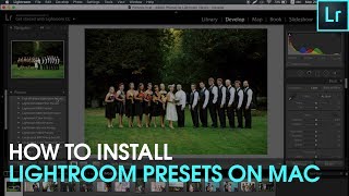 How to Install Presets For Lightroom for Mac [upl. by Ainsworth]