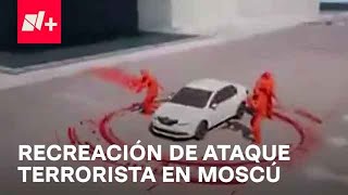 Así fue ataque terrorista en sala de conciertos en Moscú Rusia  Despierta [upl. by Light649]