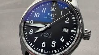 IWC Pilots Watch Mark XX IW328201 IWC Watch Review [upl. by Aivekal]