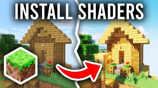 How To Install Shaders On Minecraft  Full Guide [upl. by Nodnorb101]