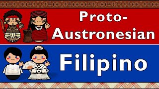 PROTOAUSTRONESIAN amp FILIPINO [upl. by Mada]