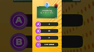 10 Seconds Coding Challenge Can You Solve It quiz javascript code web shorts trending viral [upl. by Kesia228]