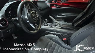 Mazda MX5 Insonorización completa [upl. by Laefar834]