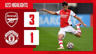 HIGHLIGHTS  Arsenal vs Manchester United 31  U23  Balogun 2 and Patino score [upl. by Phylys352]