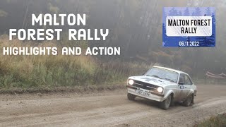 Malton Forest Rally 2022 Highlights and Action HD [upl. by Assyli]