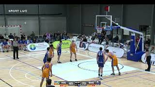 Pavle Kraljic 16 points 4 rebounds 1 block 1 assist vs holbaekstenhus Basketligaen Denmark [upl. by Norina]