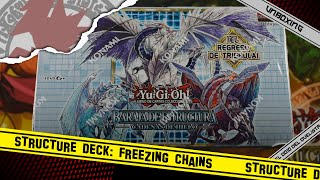 YuGiOh Structure Deck Freezing Chains  Unboxing [upl. by Ume]