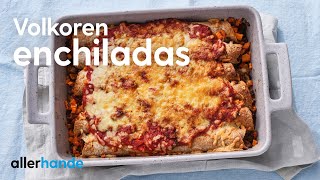 Volkoren enchiladas met gehakt en tomaat  Recept  Allerhande [upl. by Celestia108]